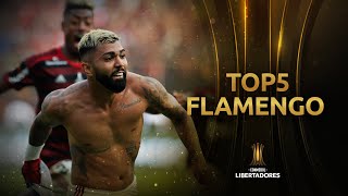 Top5  Gols marcantes do Flamengo na Libertadores [upl. by Modesty]