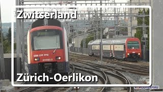 Züge am Zürich Oerlikon  Swiss Train Compilation [upl. by Lilly]