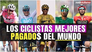 🔴 TOP 10 Los Ciclistas Mejores Pagados del Mundo [upl. by Seroka]