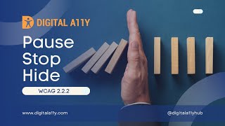 Understanding WCAG SC 222 Pause Stop Hide Level A [upl. by Uda836]
