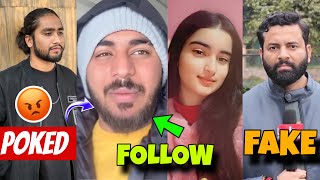 Estaque g Poked Aamir majid  Aamir Majid Follow his Gf  Ashish kohli Gaves Fake Information😳 [upl. by Ardnatal]