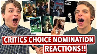 2019 Critics Choice Nomination REACTIONS [upl. by Emmons]