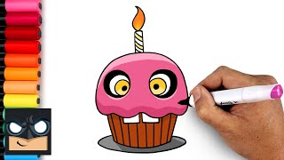 How To Draw Cupcake  Five Nights at Freddys [upl. by Attenborough]