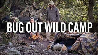 WILD CAMP  Bug out bag wild camping and cooking in the African bush [upl. by Decamp976]