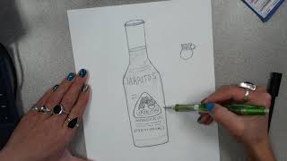 How to draw a Jarritos bottle [upl. by Wein]