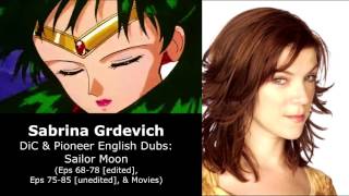 Setsuna Trista MeiohSailor Pluto English amp Japanese Voice Comparison [upl. by Luing]