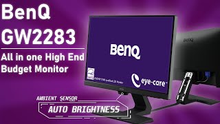 Best Budget Monitor  BenQ2283 IPS FHD Eye Care Monitor Review  Auto Brightness [upl. by Ssyla]