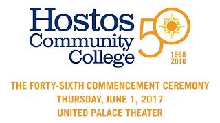 HOSTOS’ 46TH COMMENCEMENT CEREMONY [upl. by Detta]