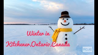 How is the Winter in KitchenerOntario Canada [upl. by Eerrehs]