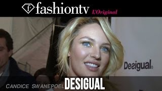 Desigual FallWinter 201415 Backstage ft Candice Swanepoel  New York Fashion Week NYFW  FashionTV [upl. by Frederic]