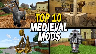 Top 10 Best Minecraft Medieval Mods [upl. by Annorah]