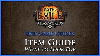 Path of Exile Item Guide [upl. by Booth]