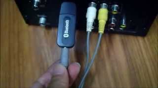 Bluetooth music receiver USB change your sound system to wireless speaker [upl. by Ardek]