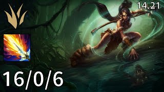 Nidalee Jungle vs Amumu  EUW diamond  Patch 1421 [upl. by Eelasor950]