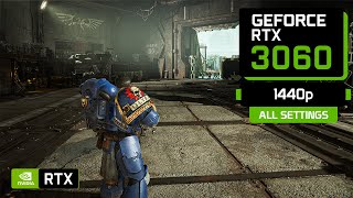 Warhammer 40K  Space Marine 2 RTX 3060 12 GB 1440p [upl. by Alhan]