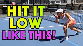 7 KEY Ways To Keep The Ball LOW In Pickleball So You Can Prevent An Attack Before It Happens [upl. by Yarised]