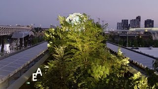 Zumtobel illuminates Austrian pavilion at EXPO Milano 2015 [upl. by Anilehs]