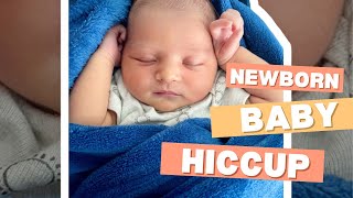 Newborn baby has hiccups  Onedayold baby is stretching and having hiccups [upl. by Sky]