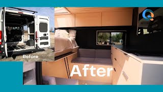 Van Transformation  Fiat Ducato Build  Minimalist Interior Design [upl. by Allan749]