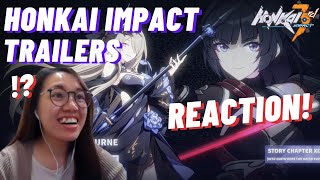 Honkai Impact 3rd Trailers  REACTION [upl. by Sari]