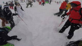 Avalanche à Tignes 7 mars 2017 [upl. by Sharyl]