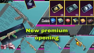 new premium crate opening pubg mobile  AKM from premium  new crate opening pubg mobile [upl. by Airetak714]