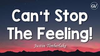 Justin Timberlake  Cant Stop The Feeling Lyrics [upl. by Neelehtak]