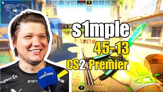 s1mple 45Kills on Premier vs Fake Ackerman mirage  Dec 12 2023  CS2 POV [upl. by Cheadle866]