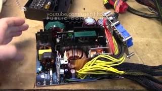 Trash picked Corsair HX1050 PFC circuit repair [upl. by Aihsened]