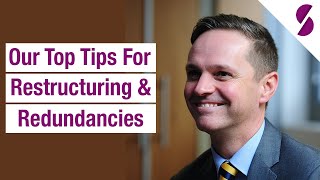 Restructuring and Redundancies  Our Top Tips [upl. by Animehliw]