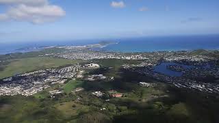 Summit of Mt Olomana in Oahu A class 34 scramble to 1644 feet above sea level [upl. by Suneya395]