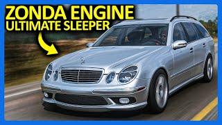 Forza Horizon 5  The ULTIMATE Sleeper Mercedes FH5 AMG E55 Wagon [upl. by Llennehc766]