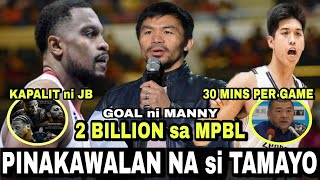 2 Billion Na Ang GASTOS sa MPBL  PINAGKATIWALAAN NA si Carl Tamayo  Sino sa 5 Players Ang IPAPALIT [upl. by Ateekal]