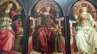 Seven Virtues  Botticelli Uffizi Gallery [upl. by Annoda]