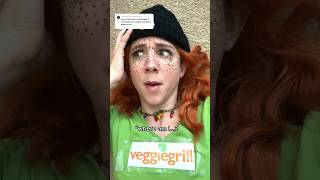 Veggie Grill gets her facts straight 🤓 veganhumor plantbased comedy fastfoodhouse [upl. by Liggitt913]