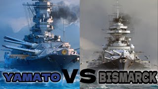 Yamato vs Bismarck Clash of WWII Battleship Titans [upl. by Gastineau533]