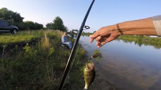 Getting out fished by my friend  Worth A view   Feat Gary and Adam  fishing pondfishing [upl. by Erdried]