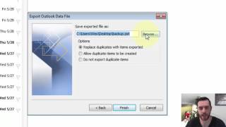 How Do I Export My Outlook Calendar [upl. by Einomrah]