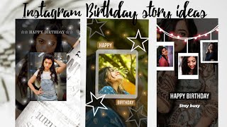 Creative Birthday Instagram story ideas  Birthday insta story ideas  Part8 [upl. by Nanreh]