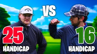 What 16 vs 25 Handicap Golf Looks like Every Shot [upl. by Cormick]