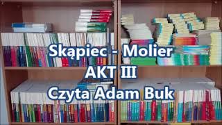 SKĄPIEC AKT III Molier Audiobook Czyta Adam Buk [upl. by Legnaleugim]