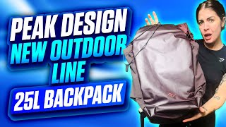 Peak Design NEW Outdoor 25L Backpack In Depth Review with packing [upl. by Naujad]