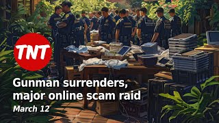 Severe flooding gunman surrenders major Chiang Mai scam raid  Nov 29 [upl. by Oiredised]