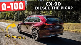 2024 Mazda CX90 D50e review 0100 amp POV test drive [upl. by Cameron]