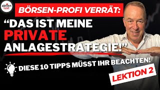 Investieren wie ein Profi Da ist meine private Börsenstrategie  Lektion 2  aktienlust [upl. by Idhem966]