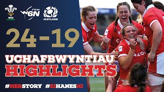 EXTENDED HIGHLIGHTS  Wales v Scotland  TikTok Womens Six Nations 2022 [upl. by Aimet523]