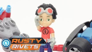 Rusty Rivets  Broken Machines  Toys for Kids [upl. by Aleek245]