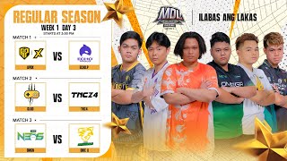 🔴LIVE  MDL PH S3  FILIPINOWK1 Day 3 [upl. by Aley]