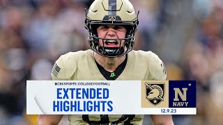 Army Black Knights vs Navy Midshipmen Extended Highlights I CBS Sports [upl. by Shurlock811]