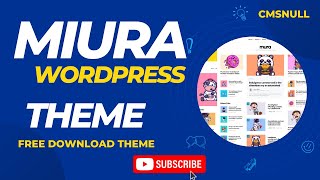 Mura – WordPress Theme for Content Creators free download [upl. by Anafetse483]